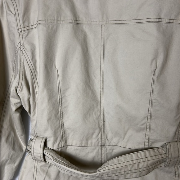 Braeton 90s safari utility jacket,L, short trench,lightweight cotton,exc cond - Picture 12 of 13